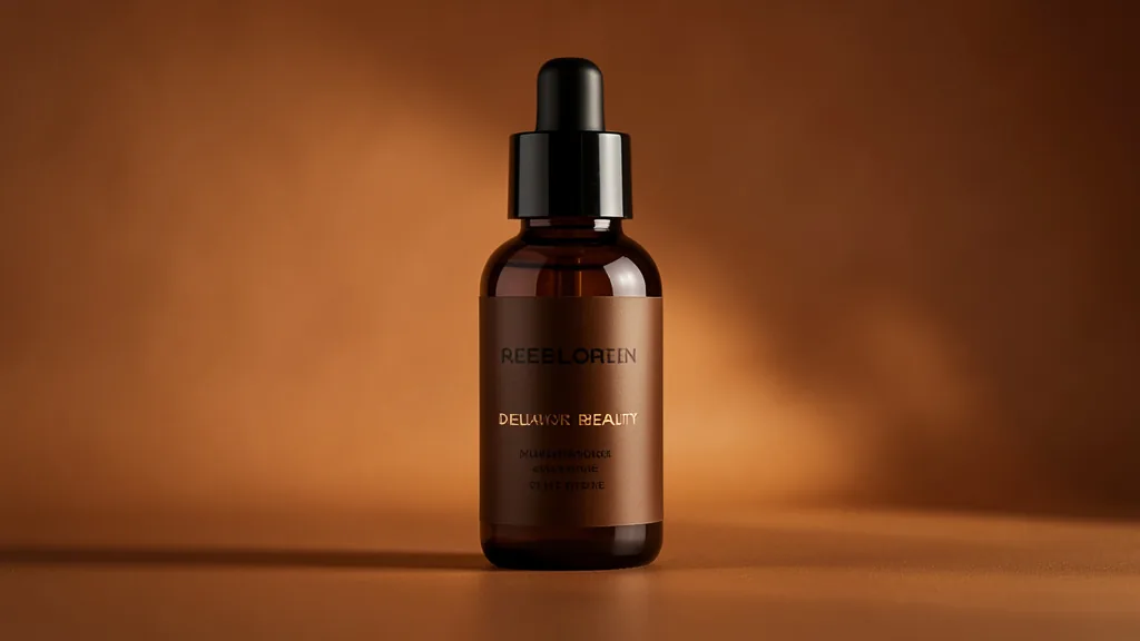 Finished vibrant makeup look on deep skin tone