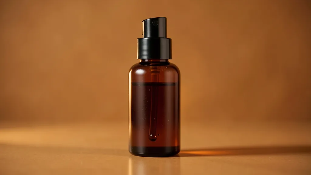 Gold Serum Bottle