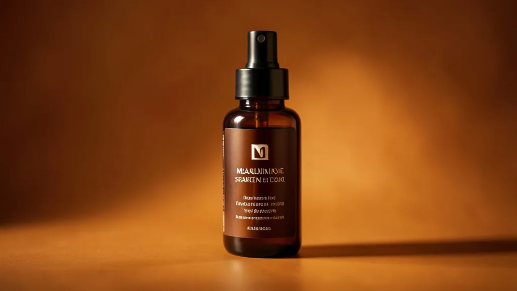 Sun protection application on healthy melanin-rich skin